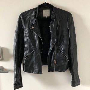 Zara faux leather jacket